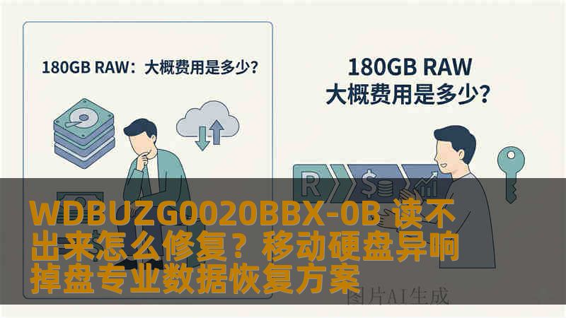 WDBUZG0020BBX-0B 读不出来怎么修复？移动硬盘异响掉盘专业数据恢复方案