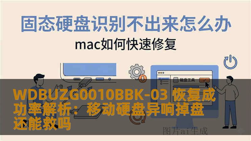 WDBUZG0010BBK-03 恢复成功率解析：移动硬盘异响掉盘还能救吗
