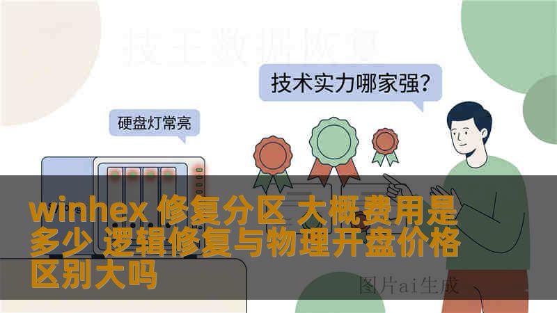 winhex 修复分区 大概费用是多少 逻辑修复与物理开盘价格区别大吗
