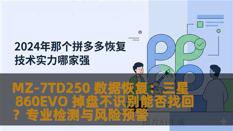 MZ-7TD250 数据恢复：三星 860EVO 掉盘不识别能否找回？专业检测与风险预警
