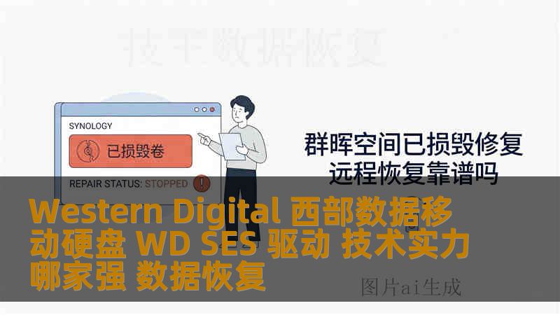 Western Digital 西部数据移动硬盘 WD SES 驱动 技术实力哪家强 数据恢复
