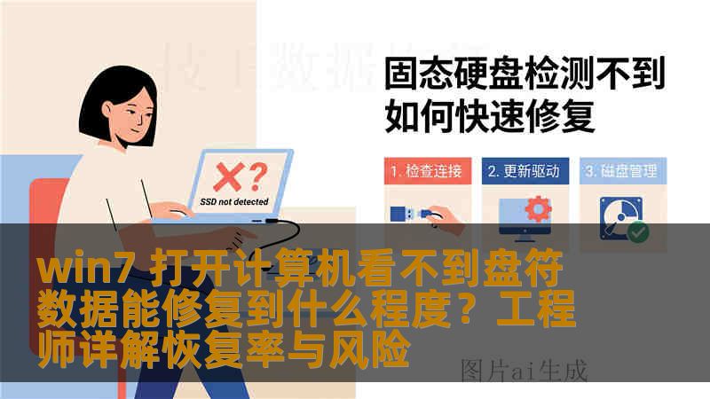 win7 打开计算机看不到盘符 数据能修复到什么程度？工程师详解恢复率与风险