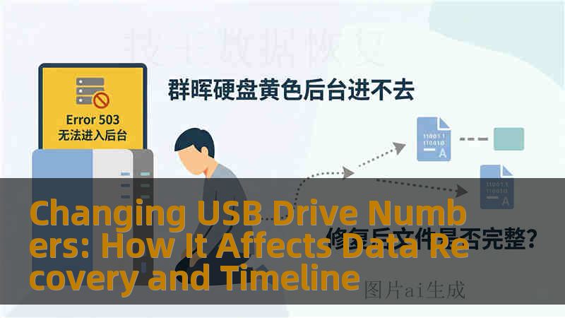 Changing USB Drive Numbers: How It Affects Data Recovery and Timeline