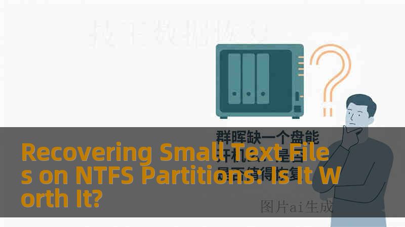 Recovering Small Text Files on NTFS Partitions: Is It Worth It?