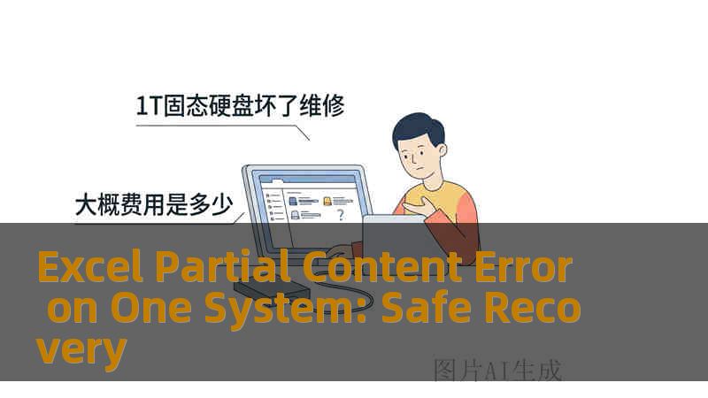 Excel Partial Content Error on One System: Safe Recovery