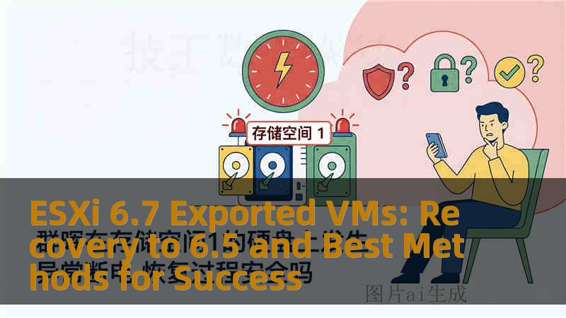 ESXi 6.7 Exported VMs: Recovery to 6.5 and Best Methods for Success