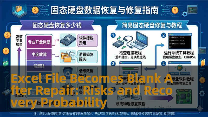 Excel File Becomes Blank After Repair: Risks and Recovery Probability