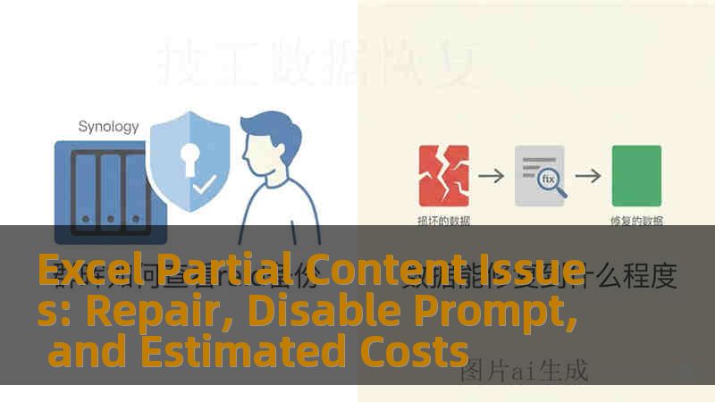 Excel Partial Content Issues: Repair, Disable Prompt, and Estimated Costs