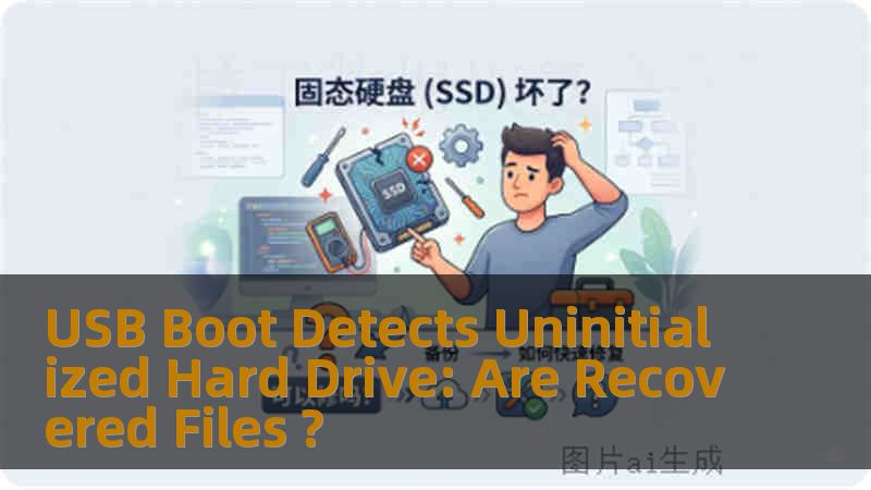 USB Boot Detects Uninitialized Hard Drive: Are Recovered Files ?