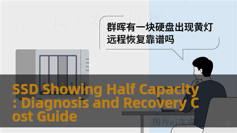 SSD Showing Half Capacity: Diagnosis and Recovery Cost Guide