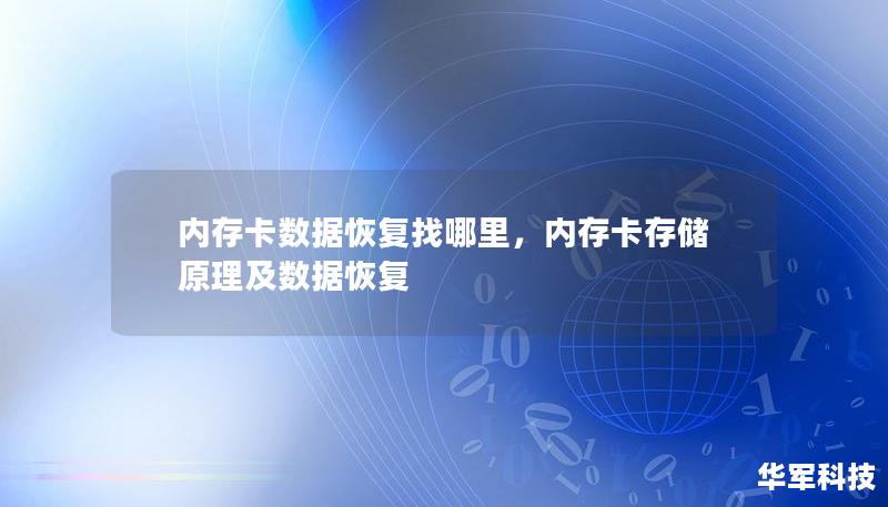 内存卡数据恢复找哪里，内存卡存储原理及数据恢复