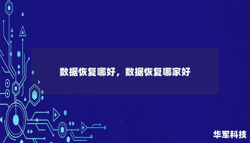 本文详细介绍了如何选择靠谱的数据恢复服务商，以及在选择时需要关注的关键点。从专业角度分析数据恢复的复杂性和各大数据恢复品牌的优势，帮助读者找到最适合自己的数据恢复解决方案。