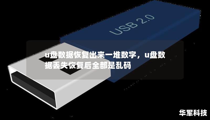 U盘数据恢复后全是乱码、数字怎么办？你是否曾遇到这种情况？别急，本文将深入分析U盘数据丢失和恢复的常见问题，教你从专业角度解决文件恢复后显示数字或乱码的问题。