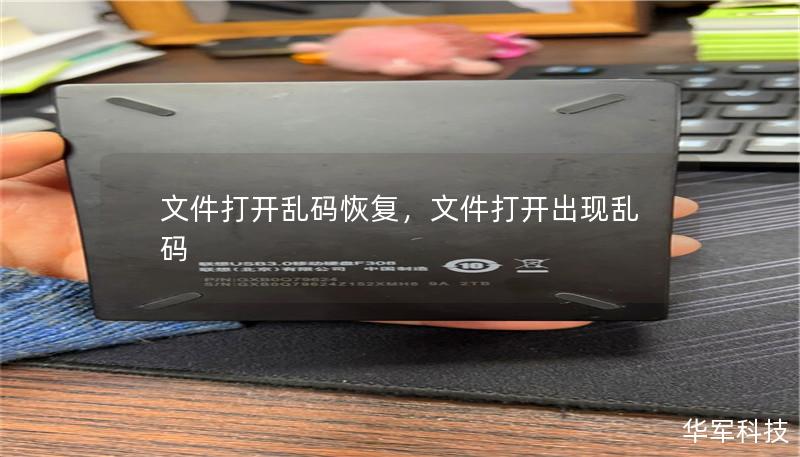 文件打开乱码恢复：如何解决常见的乱码问题        文章大纲        H1: 文件打开乱码恢复：如何解决常见的乱码问题    H2: 什么是文件乱码？             H3: 乱码的定义         H3: 乱码的常见表现形式        H2: 文件乱码的原因             H3: 编码格式不匹配         H3: 文件损坏或传输错误         H3...