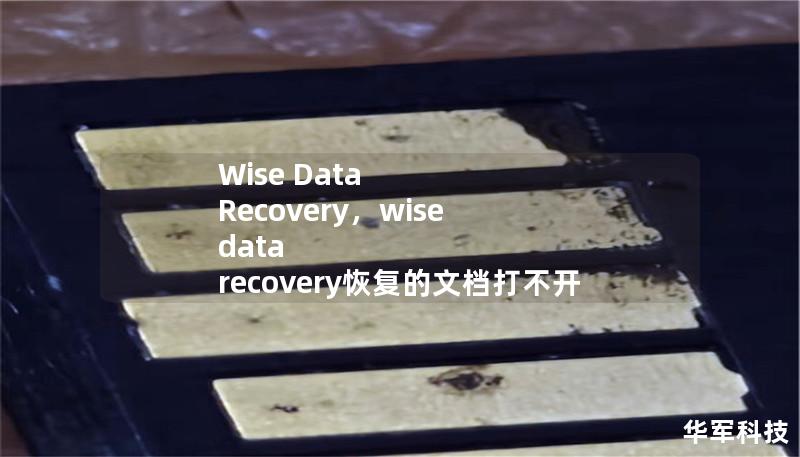 文章大纲        H1：Wise Data Recovery —— 数据恢复的智能选择        H2：什么是Wise Data Recovery？        H3：Wise Data Recovery的功能概述        H4：支持的文件类型        H4：支持的设备和存储介质        H2：Wise Data Recovery的优点        H3：高效恢复丢...