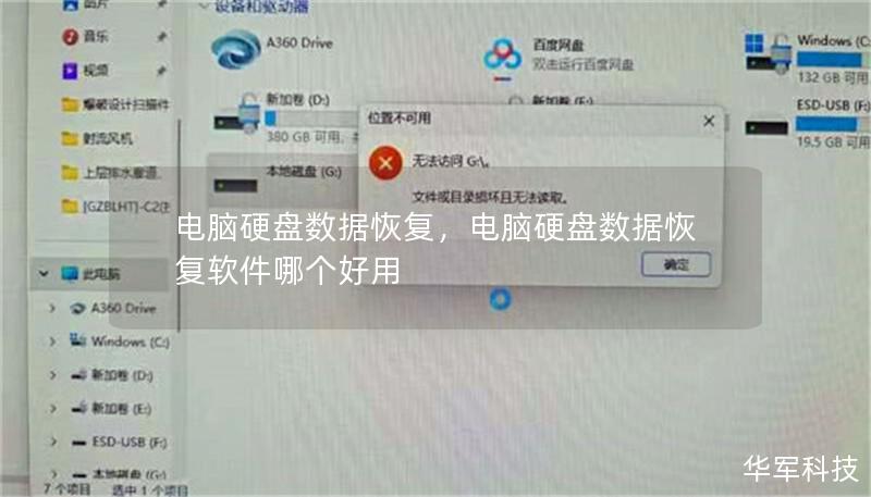 电脑硬盘数据恢复，电脑硬盘数据恢复软件哪个好用