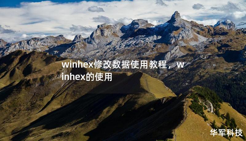 winhex修改数据使用教程，winhex的使用