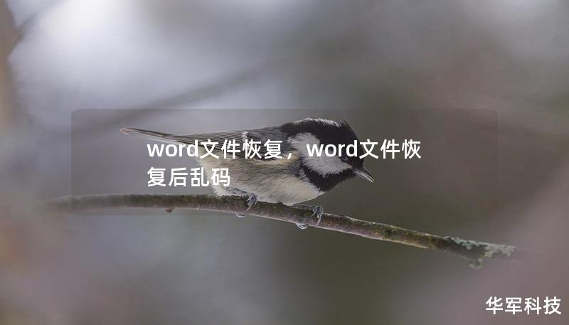 word文件恢复，word文件恢复后乱码