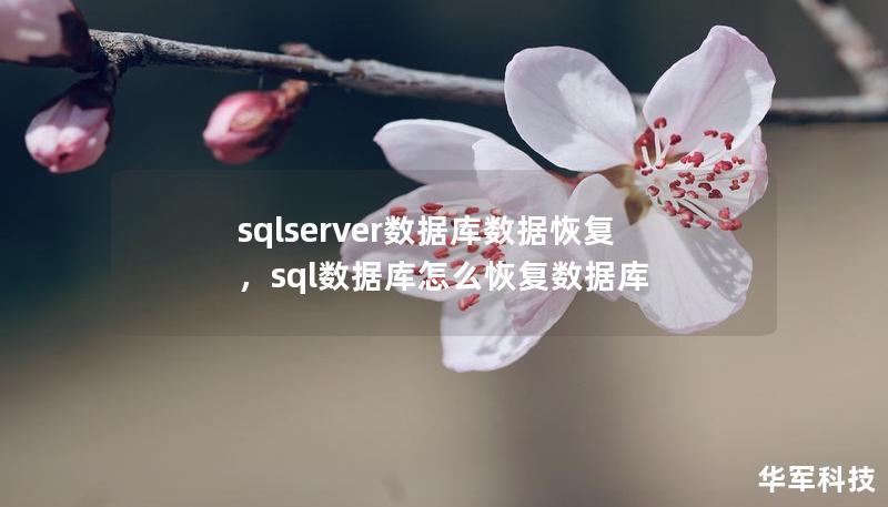 sqlserver数据库数据恢复，sql数据库怎么恢复数据库