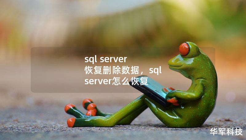 sql server 恢复删除数据，sql server怎么恢复