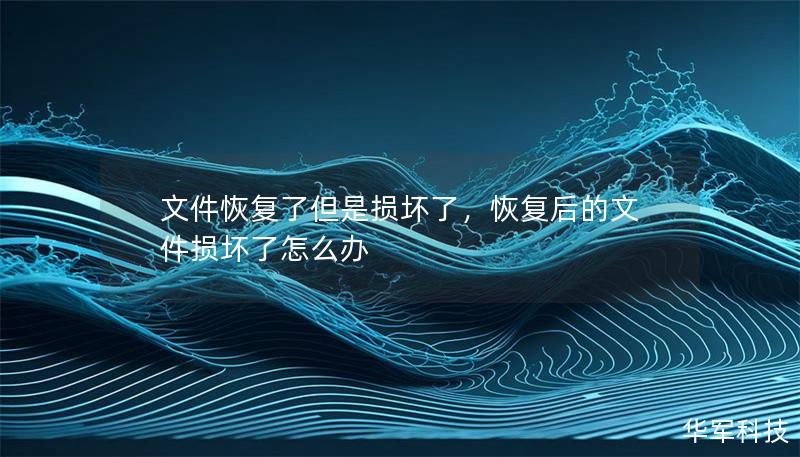 数据恢复后文件损坏怎么办？本文将详细讲解文件恢复损坏的原因，并提供有效的修复方法，助你轻松解决困扰。无论是Word、Excel、PDF，还是视频、图片，本文都能帮助你找到合适的解决方案。