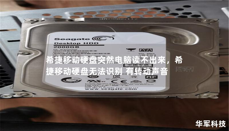 希捷移动硬盘突然无法被电脑读取？别着急，本篇文章将详细分析原因，并提供有效的解决方法，让你的数据恢复如初！