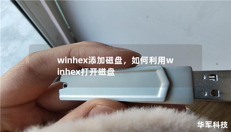 winhex添加磁盘，如何利用winhex打开磁盘