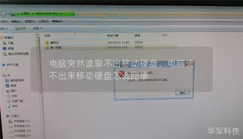 电脑突然读取不出移动硬盘,电脑读不出来移动硬盘怎么回事 电脑突然读取不出移动硬盘,电脑读不出来移动硬盘怎么回事
