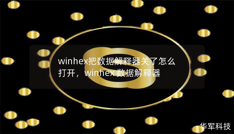 winhex把数据解释器关了怎么打开，winhex 数据解释器