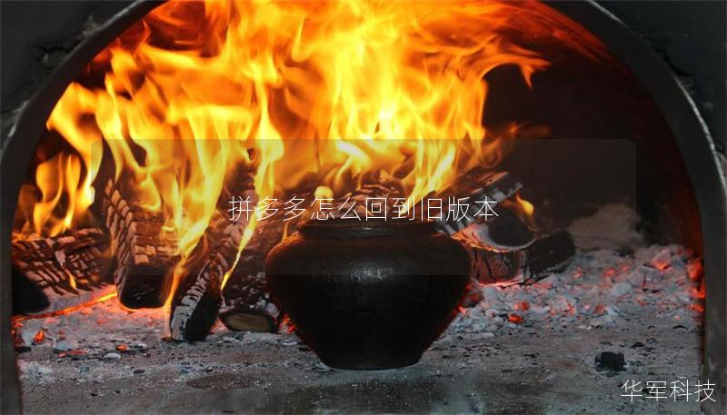 了解如何将拼多多应用回到旧版本，提供详细的步骤和专业的解决方案，帮助用户解决使用中的问题。