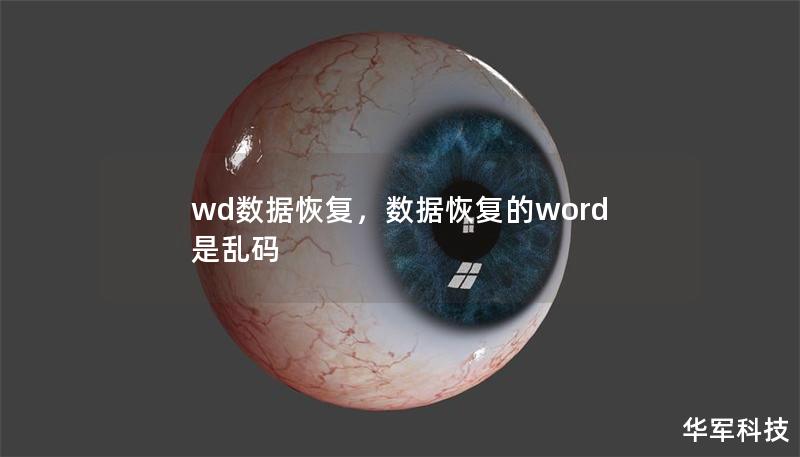 wd数据恢复，数据恢复的word是乱码