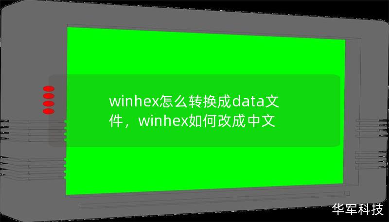 winhex怎么转换成data文件，winhex如何改成中文