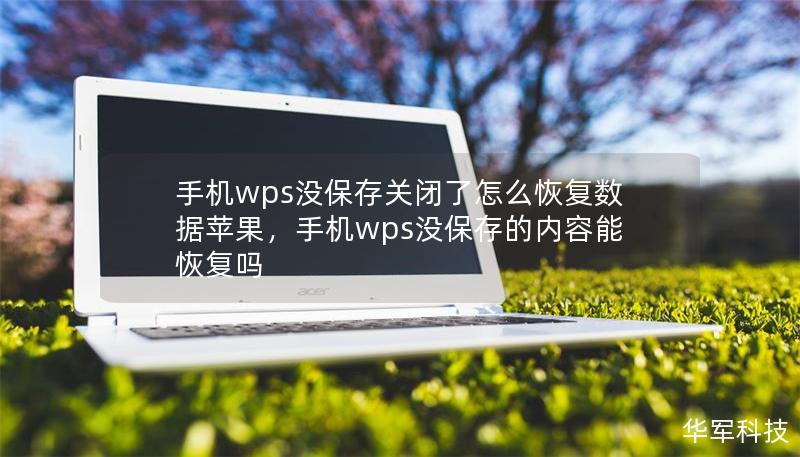 手机wps没保存关闭了怎么恢复数据苹果,手机wps没保存的内容能恢复吗 手机wps没保存关闭了怎么恢复数据苹果,手机wps没保存的内容能恢复吗