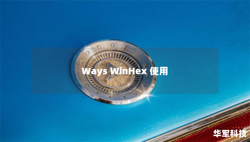 Ways WinHex 使用 Ways WinHex 使用