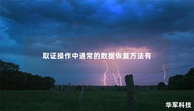 取证操作中通常的数据恢复方法有 取证操作中通常的数据恢复方法有