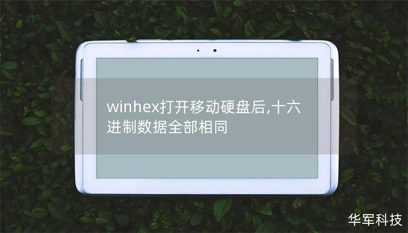 winhex打开移动硬盘后,十六进制数据全部相同 winhex打开移动硬盘后,十六进制数据全部相同