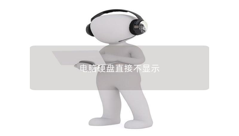 电脑硬盘直接不显示 电脑硬盘直接不显示