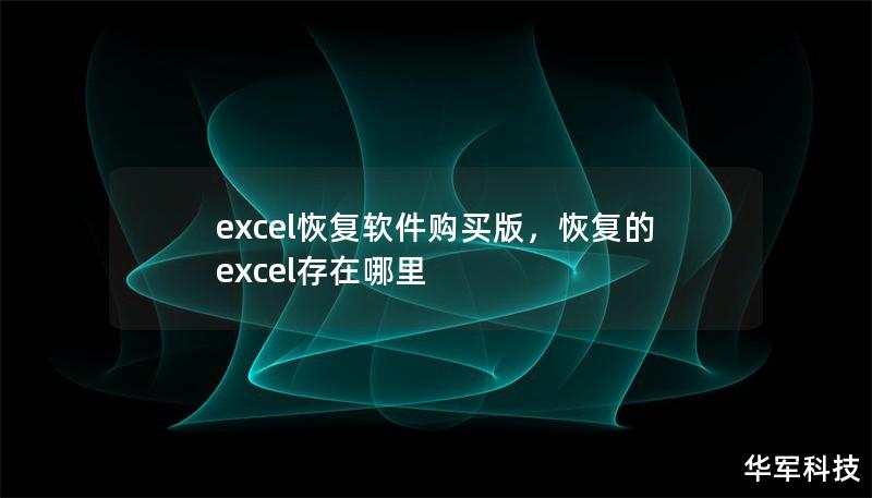 excel恢复软件购买版,恢复的excel存在哪里 excel恢复软件购买版,恢复的excel存在哪里